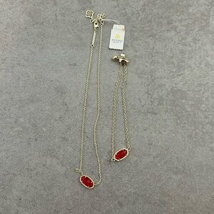 Kendra Scott. NWT, Elisa Gold necklace & bracelet